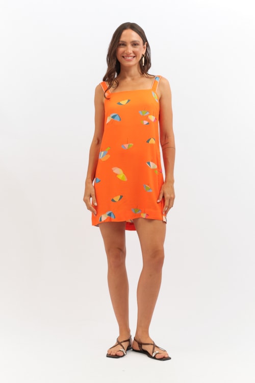 Vestido Curto La Playa Laranja - foto 1