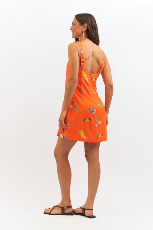 Vestido Curto La Playa Laranja - foto 4