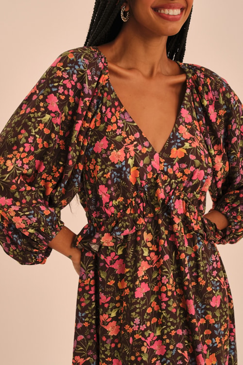 Vestido Curto Liberty Nomade Estampado - foto 3