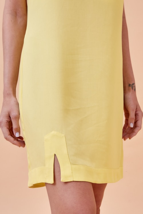 Vestido Curto Lirio Amarelo - foto 4