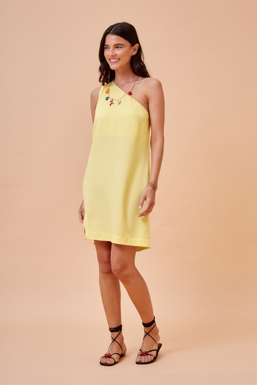 Vestido Curto Lirio Amarelo - foto 1