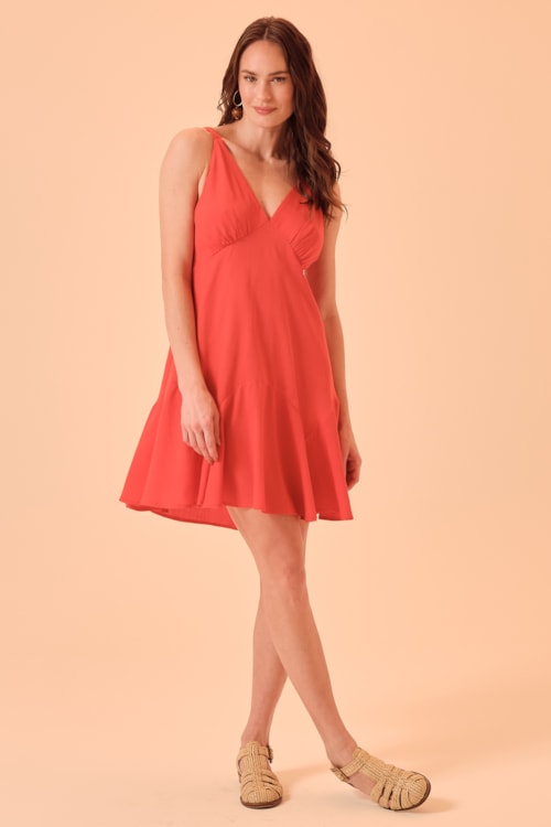 Vestido Curto Luma Vermelho - foto 2