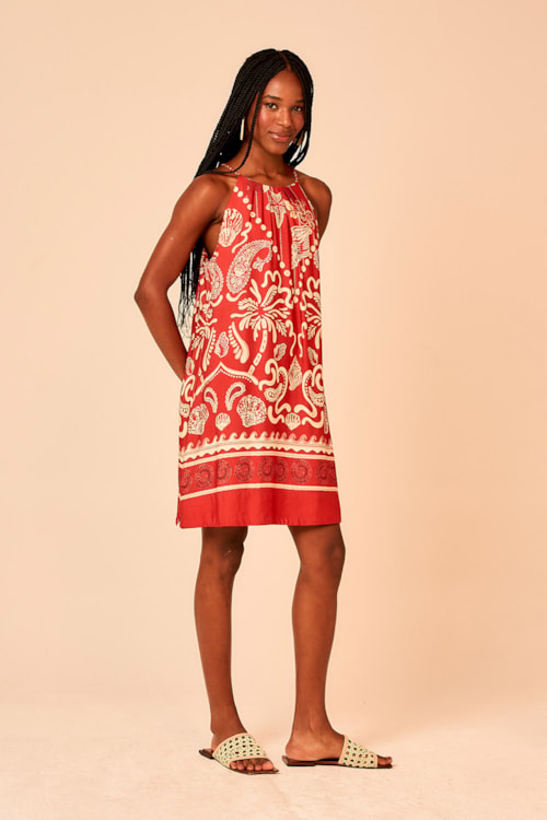 Vestido Curto Marchilli Estampado - foto 5