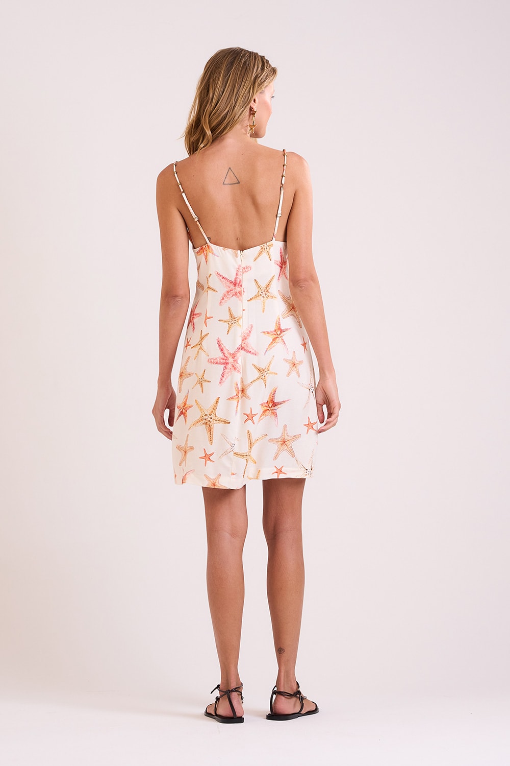 Vestido Curto Marine Estampado