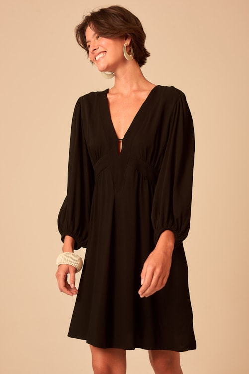 Vestido Curto Mata Preto - foto 4