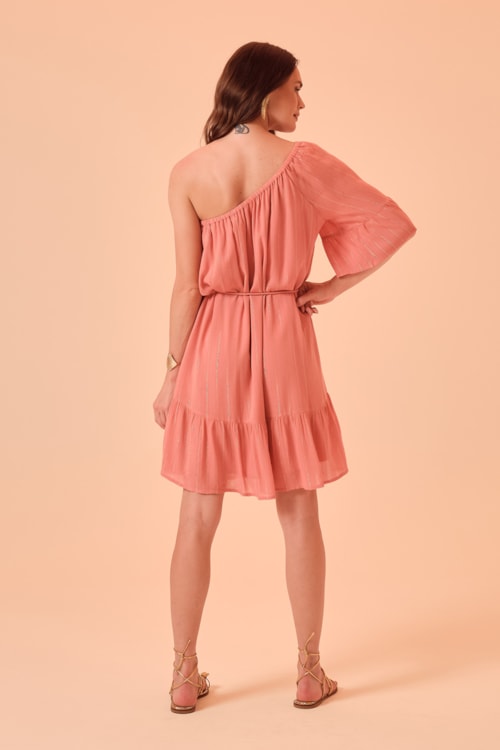 Vestido Curto Peach Rosa - foto 2