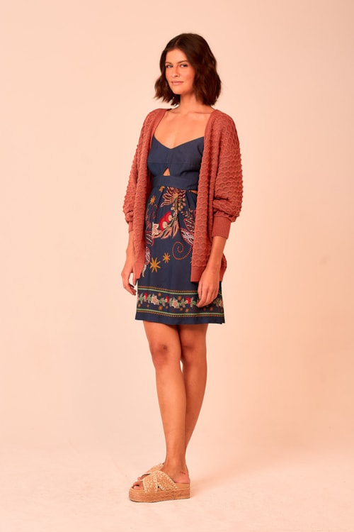 Vestido Curto Poesia Estampado - foto 2