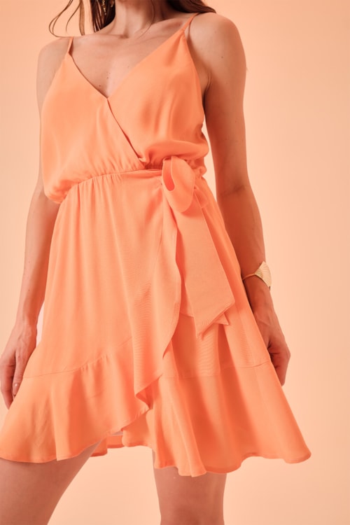 Vestido Curto Solares Laranja - foto 2