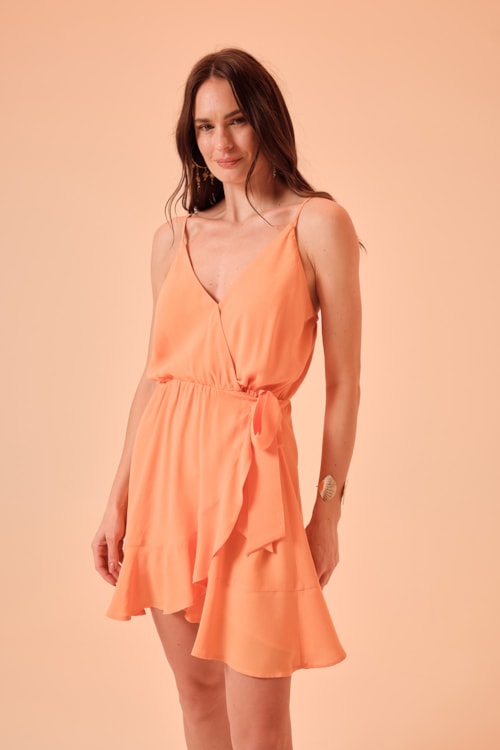 Vestido Curto Solares Laranja - foto 1
