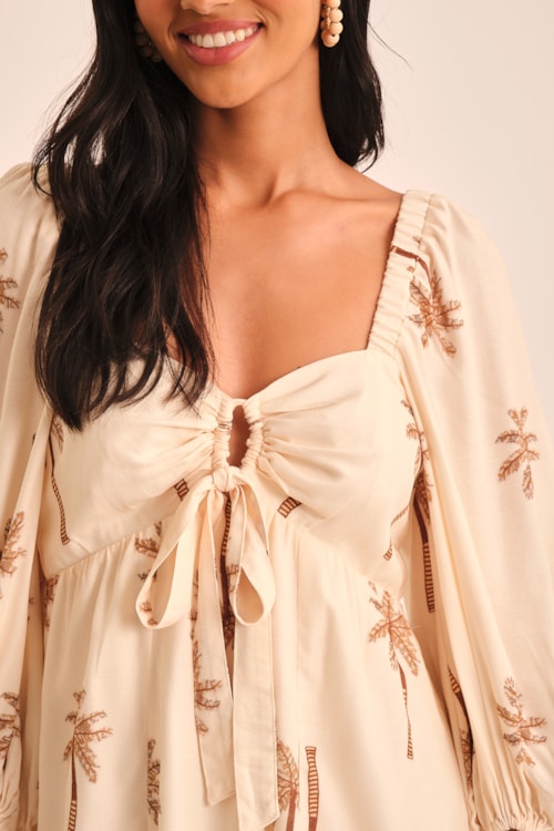Vestido Curto Tamareira Estampado - foto 2