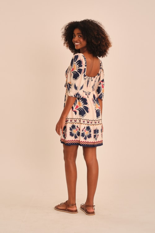 Vestido Curto Tapecaria Estampado - foto 2