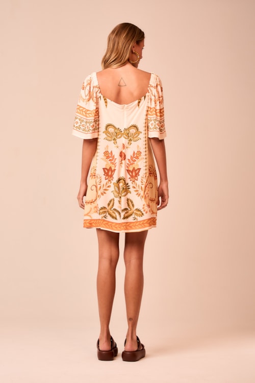 Vestido Curto Tropicale Estampado - foto 3