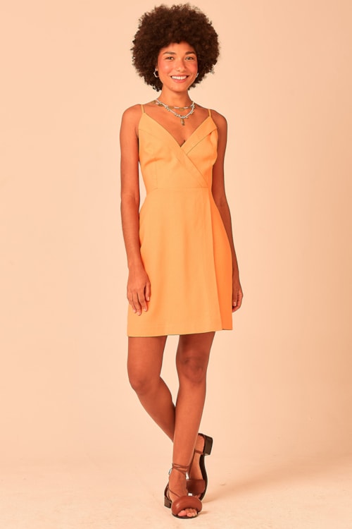 Vestido Curto Tulipa Laranja - foto 1