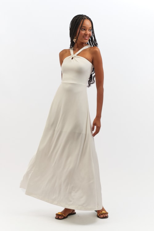Vestido Jersey Frente Unica Off - foto 1