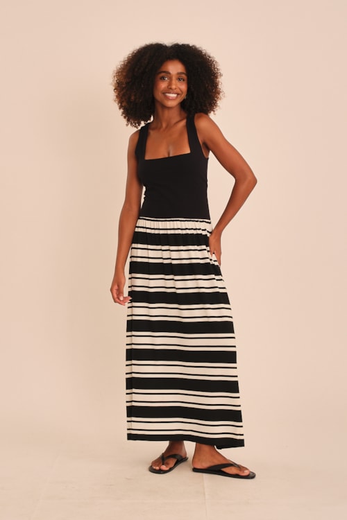 Vestido Listras Oasis Listrado - foto 1
