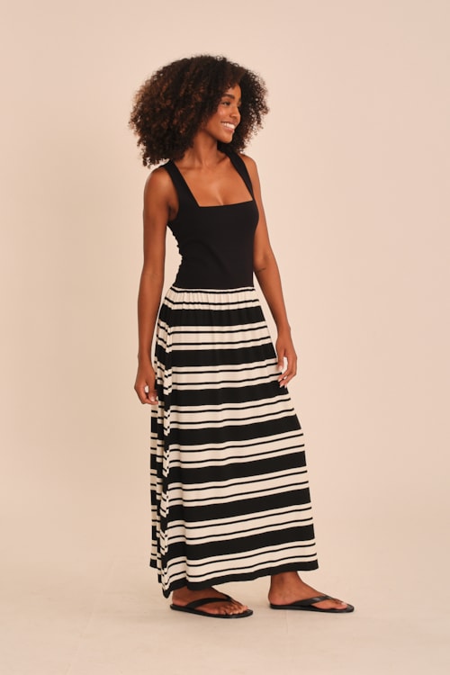 Vestido Listras Oasis Listrado - foto 4