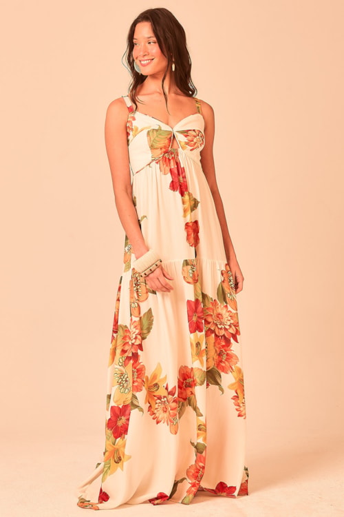 Vestido Longo Floral Frescor Estampado - foto 2
