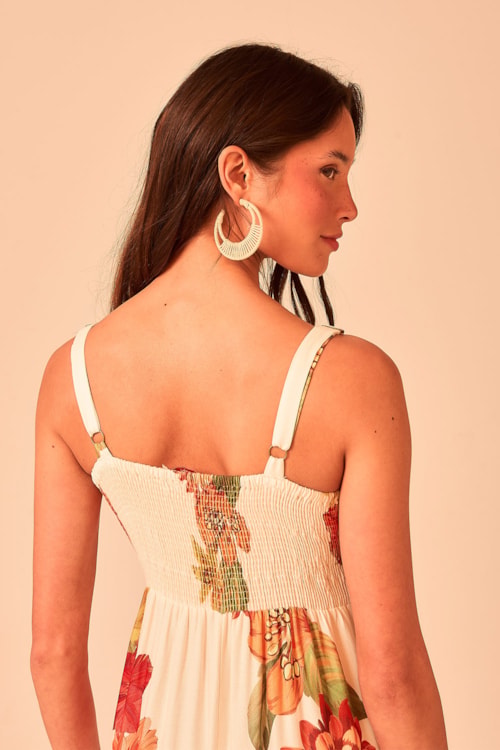 Vestido Longo Floral Frescor Estampado - foto 6