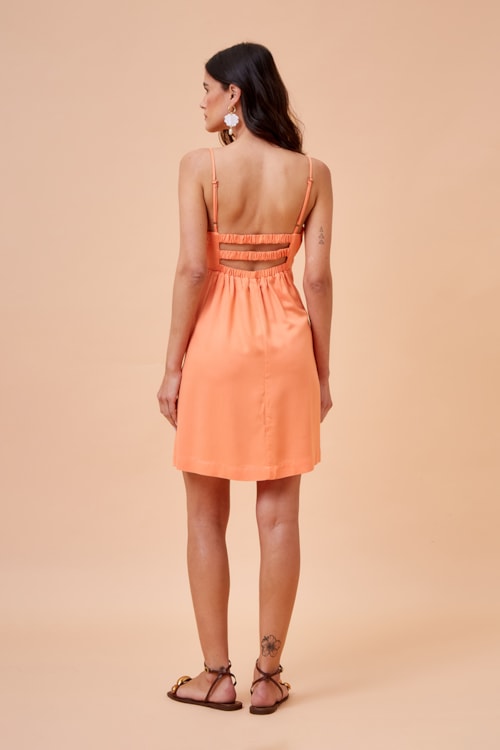 Vestido Luar Laranja Verano - foto 3