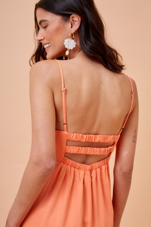 Vestido Luar Laranja Verano - foto 4