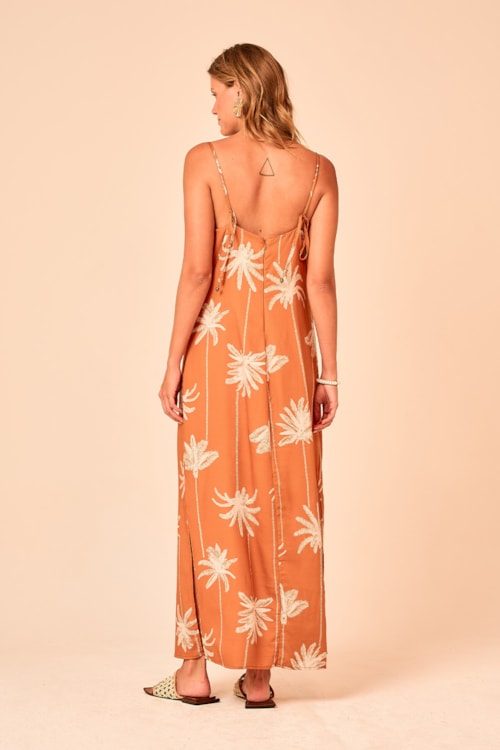 Vestido Midi Coqueiro Minimalist Estampado - foto 5
