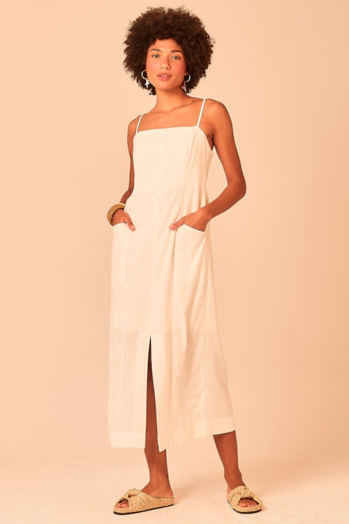 Vestido Midi Tulipa Off - foto 1