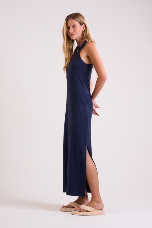 Vestido Rib Nadador Azul Gruta - foto 2