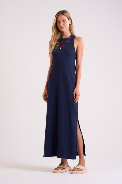 Vestido Rib Nadador Azul Gruta - foto 1