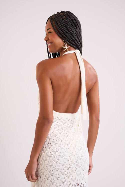 Vestido Tricot Sunset Off - foto 4