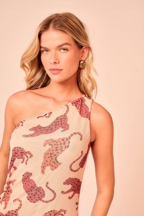 Vestido Tule Oncita Estampado - foto 5