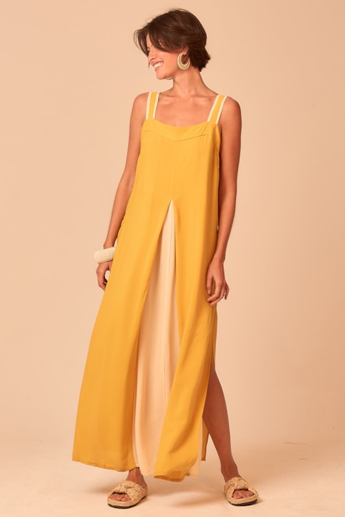 Vestido Tunica Ambar Mostarda - foto 2