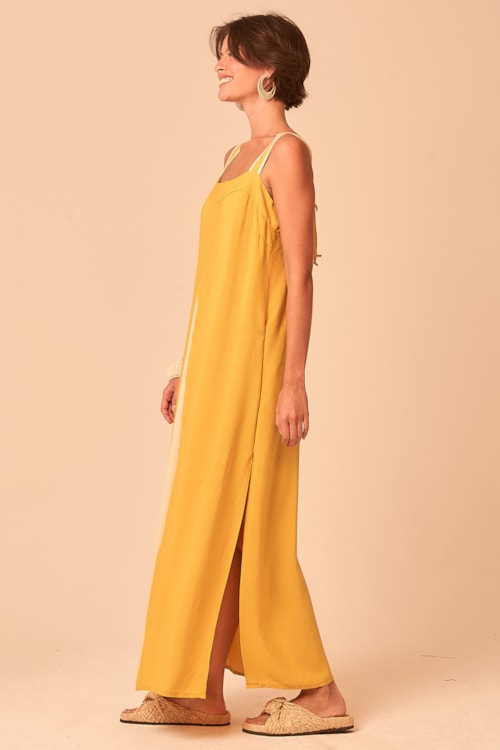 Vestido Tunica Ambar Mostarda - foto 3