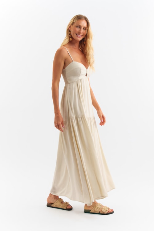 Vestido Viscose Essential Off - foto 3